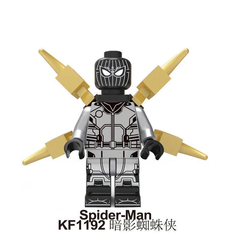 Super Heroes Batman Black Panther Iron Man Hydro-man Spiderman Joker Captain Marvel Building Blocks Bricks Action Figures Educational Toys For Kids Gifts