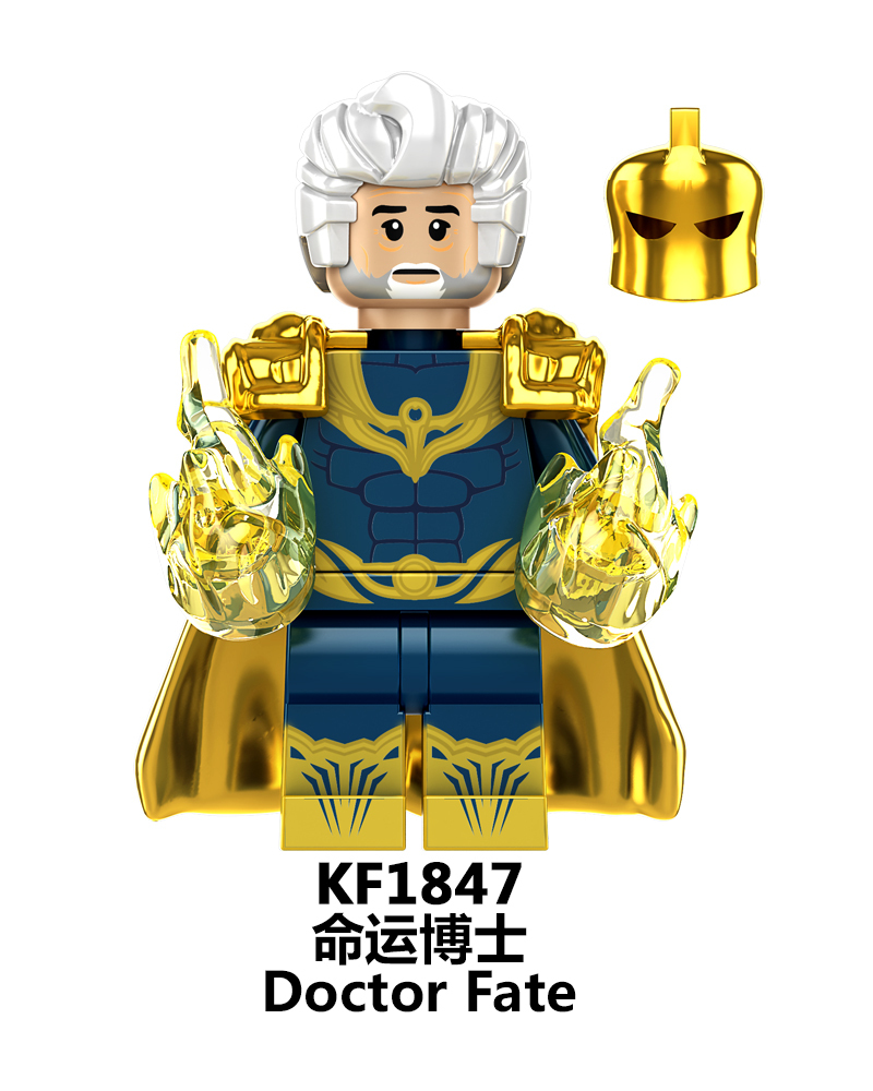 KF6177 KF1844 KF1845 KF1846 KF1847 KF1848 KF1849 KF1850 Super Hero Black Adam Building Blocks Bricks Doctor Fate Atom Smasher Hawkman Action Figures Educational Toys For Kids Gifts