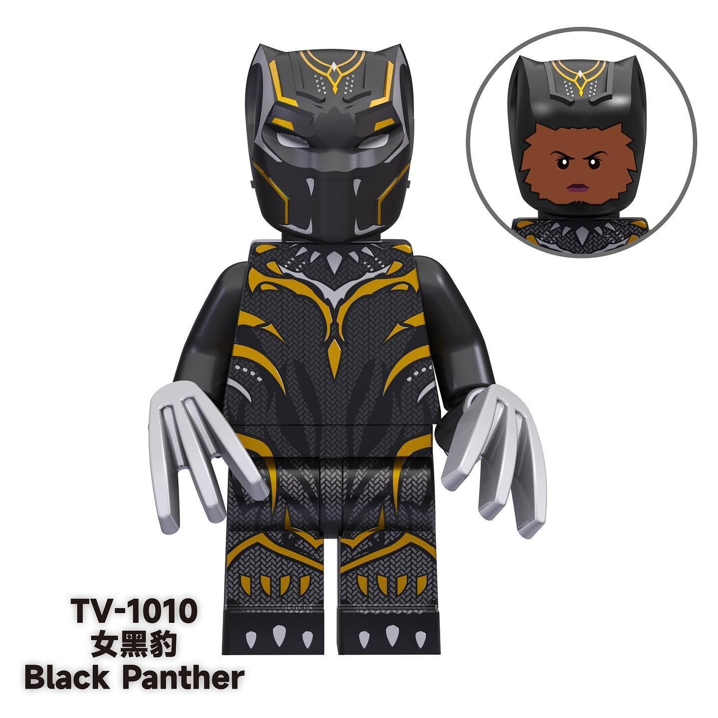 TV1009 TV1010 Super Hero Building Blocks Bricks Black Panther Woman Action Figures Educational Toys For Kids Gifts