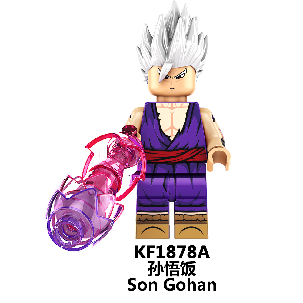 KF6181A KF1875A KF1876A KF1877A KF1878A KF1879A KF1880A KF1881A KF1882A Dragon Ball Z Anime Series Building Blocks Action Figures Educational Collection Toys For Kids