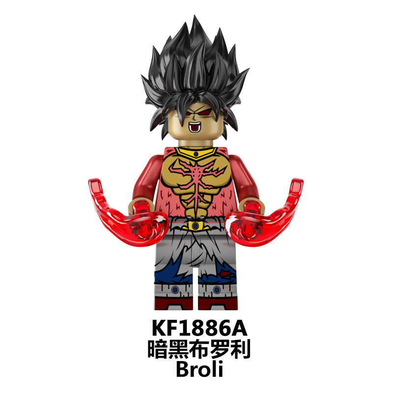 KF6182A KF1883A KF1884A KF1885A KF1886A KF1887A KF1888A KF1889A KF1890A Dragon Ball Z Anime Series Building Blocks Action Figures Educational Collection Toys For Kids