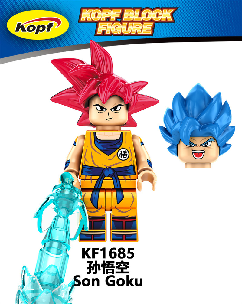 Kf6158 Dragon Ball Z Building Blocks Filho Goku Broli Gamma Vegeta Anime  Cartoon Mini Ação Toy Bricks Crianças Presente Kf6142 Kf6165