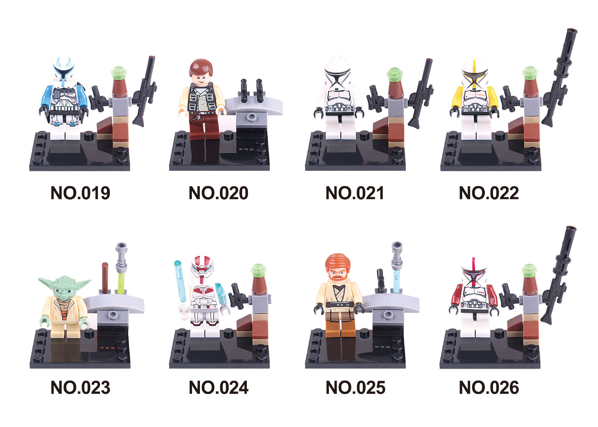 G0117 G0108 Action Figures Mini Building Blocks Assembling