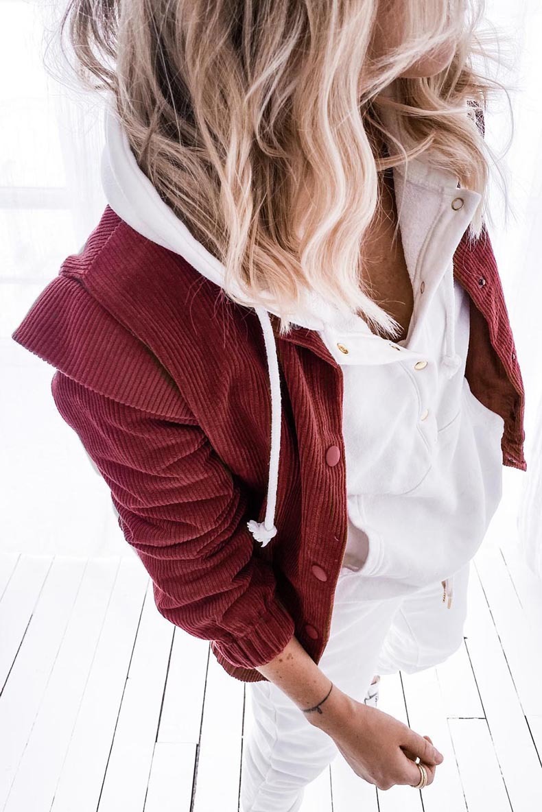 2021 Simple Solid Color Cardigan Casual Loose Long Sleeve Lapel Coat C03668