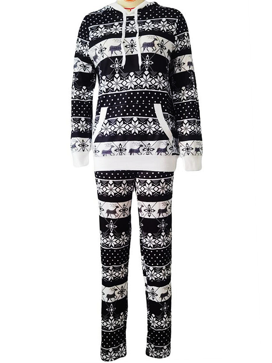 2021 Christmas Hoodie Pants Sets E01F510