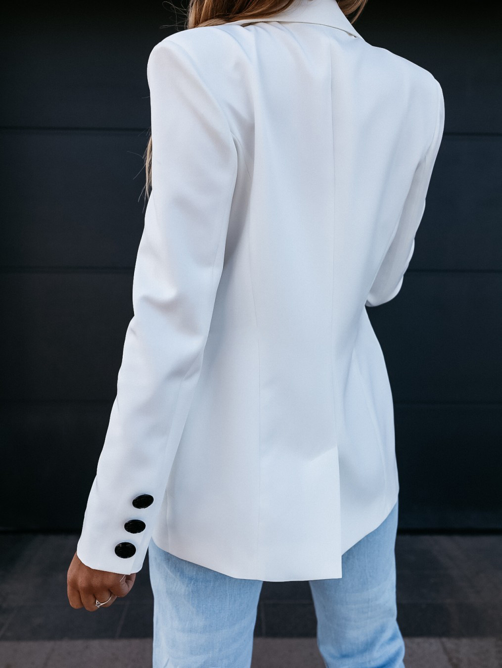 New Autumn and Winter Long Sleeve Solid Color Suit Collar Button Suit Small Coat Cardigan C03602