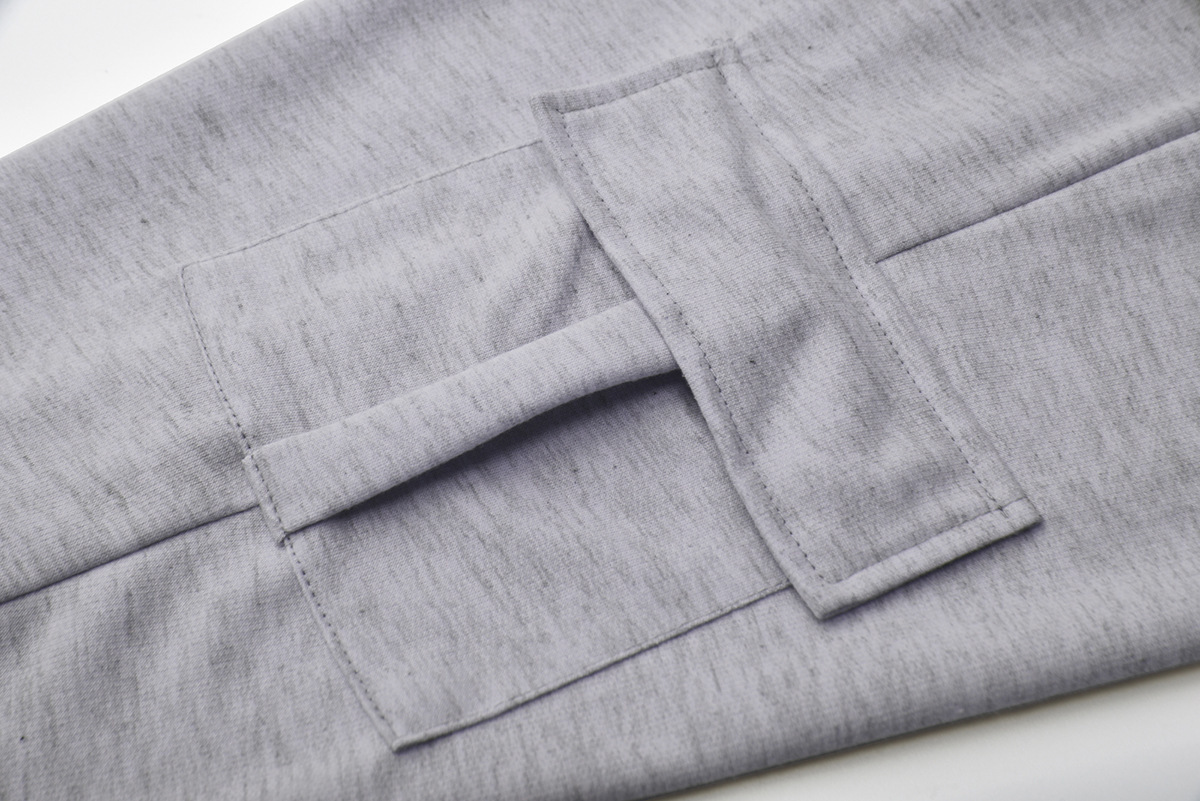 Unlimon 2021 New Hot Selling Solid Color Multi Bag Elastic Waist Pull Harlan Leggings Pants D01515