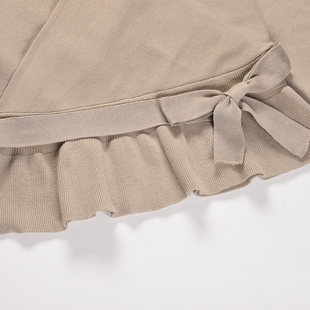 Unlimon Long Sleeve Sweater Coat 2021 Autumn Winter New Women's Autumn Winter Short Pullover Sexy V-neck Knit Top C03724