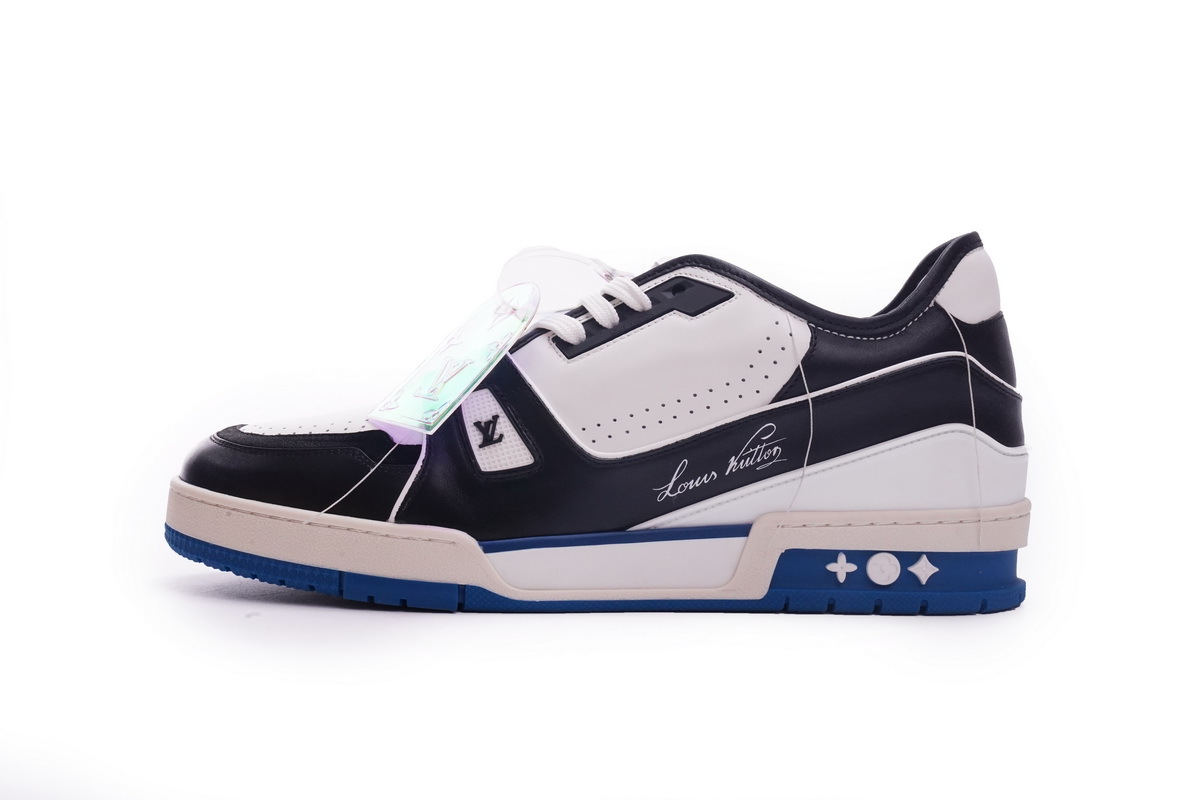 GO1220 Louis Vuitton Trainer Black Blue
