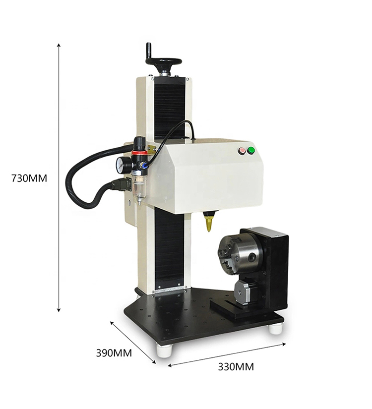Pneumatic Rotary Marking Engraver for Cylindrical Part Metal Engraving HS-DP01-R Pneumatic Rotary Marking Engraver for Cylindrical Part Metal