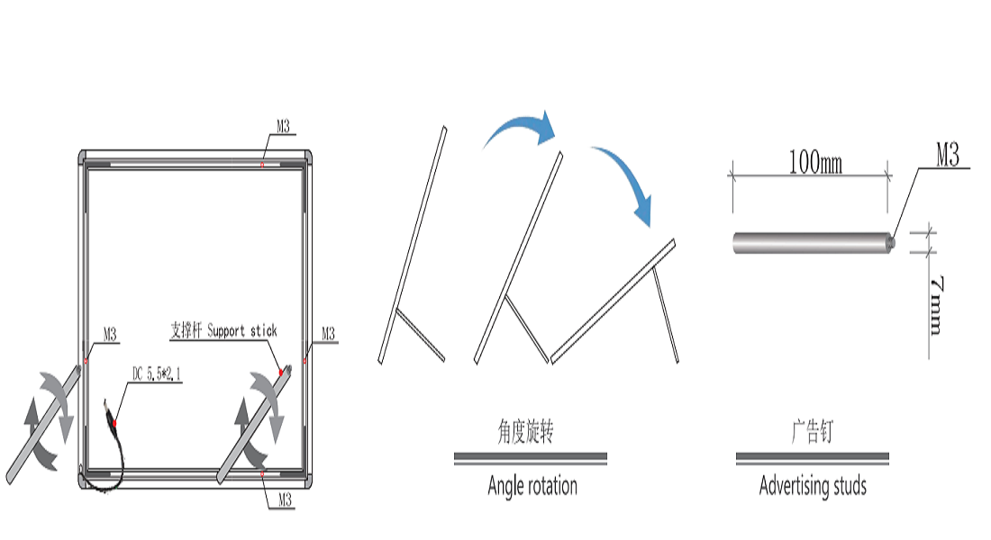 Insertable Ultra Thin Light Box (On table)