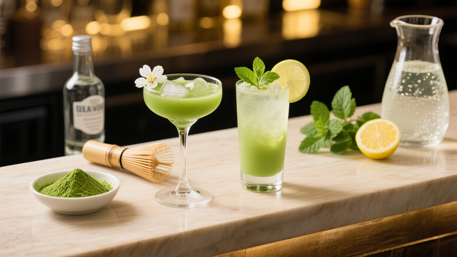 Matcha Cocktail: Whispering Green