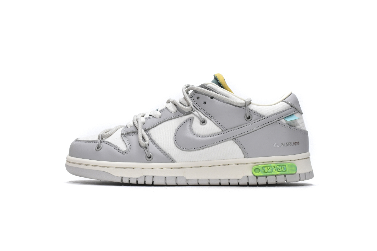 PK Dunk Low Off-White Lot 42,DM1602-117
