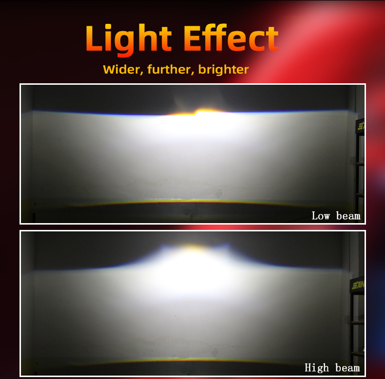 2023 Newest 3 Inch F50 Headlight Projector Lens Shortest 58W 6000K High Power Quality Bi Led Lens Headlamp Auto Lighting System  