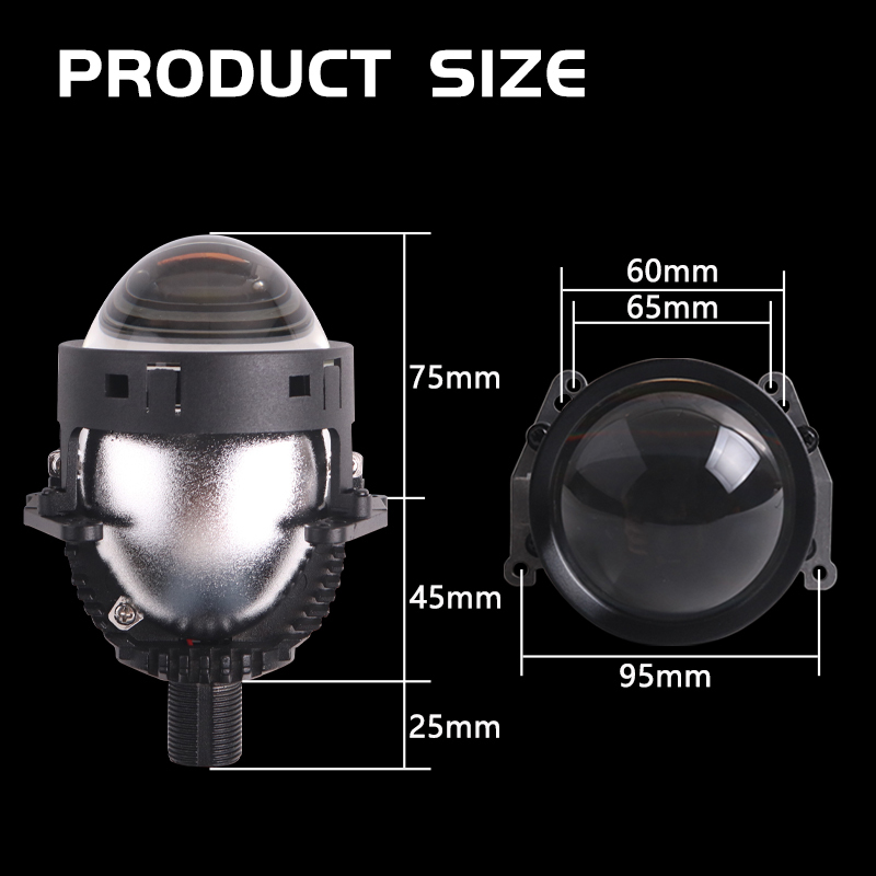 Updated auto lighting bi lens led S9 Non-destructive Car lamp 6500K 70W Led Projector Lens Waterproof led headlight bulb  