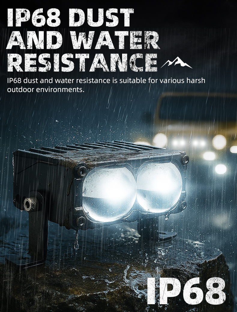 Sanvi Auto Lights S200 Hot Sale 12V 66WSilverado LED Work Light Salle Auto Flashing Light Grille for Car Motorcycle for Jeep Truck Headlight