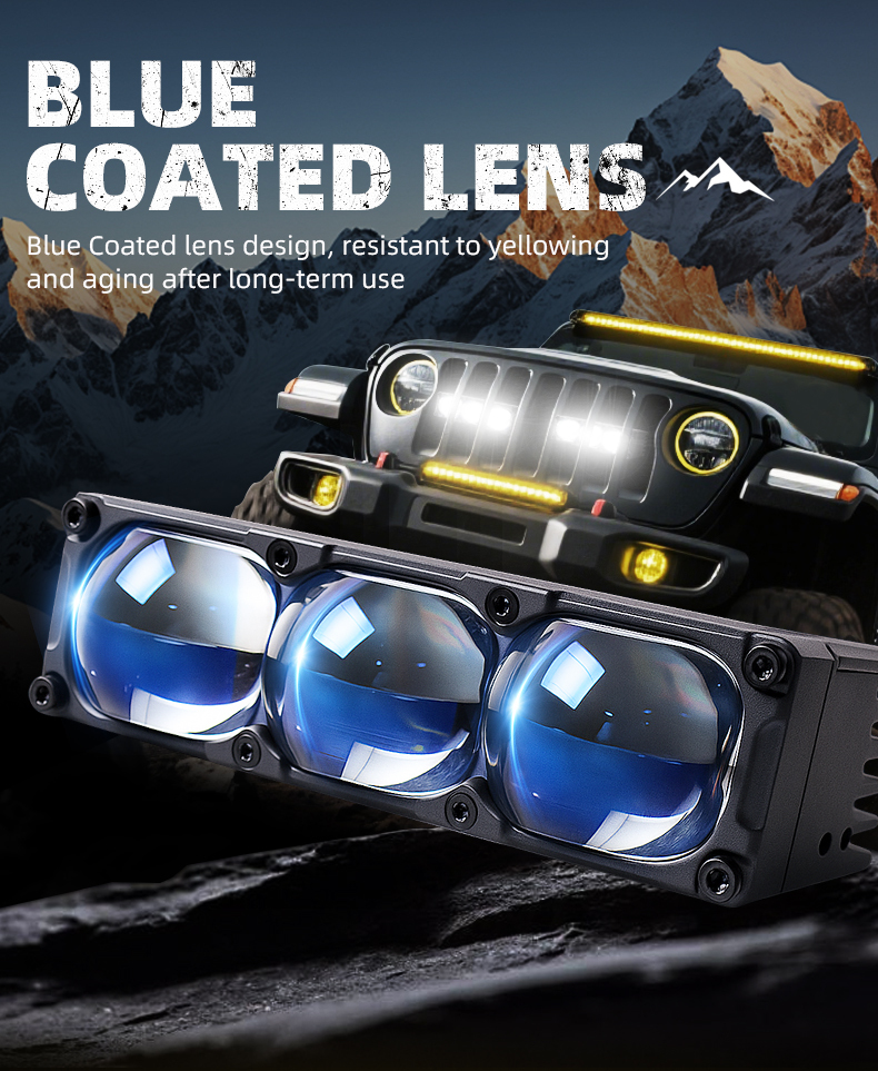 Sanvi Auto Lights S300 Universal Blue LED Car Front Grille Light Strobe Running Lamps DRL White Yellow 12V 92W Auto Bulb for CT200h Accord X3 X5