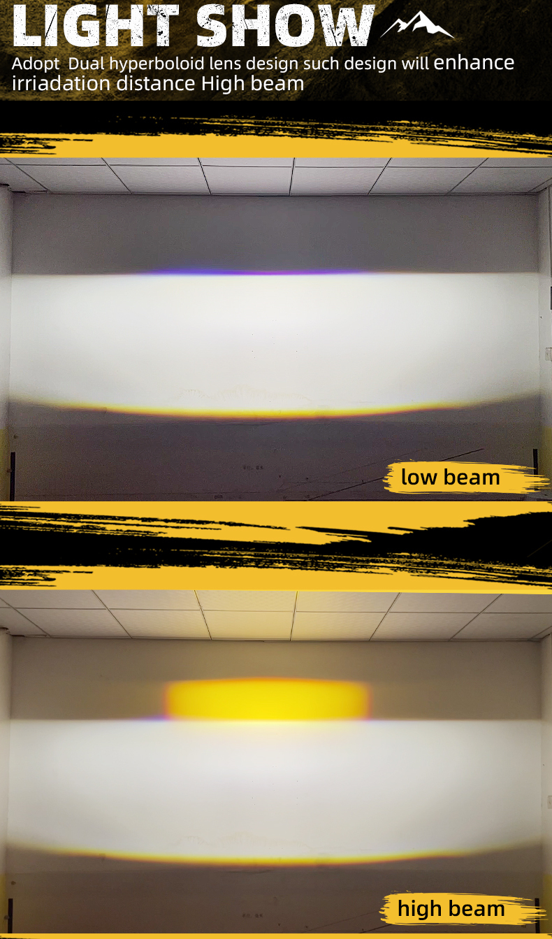 Sanvi Auto Lights S300 Universal Blue LED Car Front Grille Light Strobe Running Lamps DRL White Yellow 12V 92W Auto Bulb for CT200h Accord X3 X5