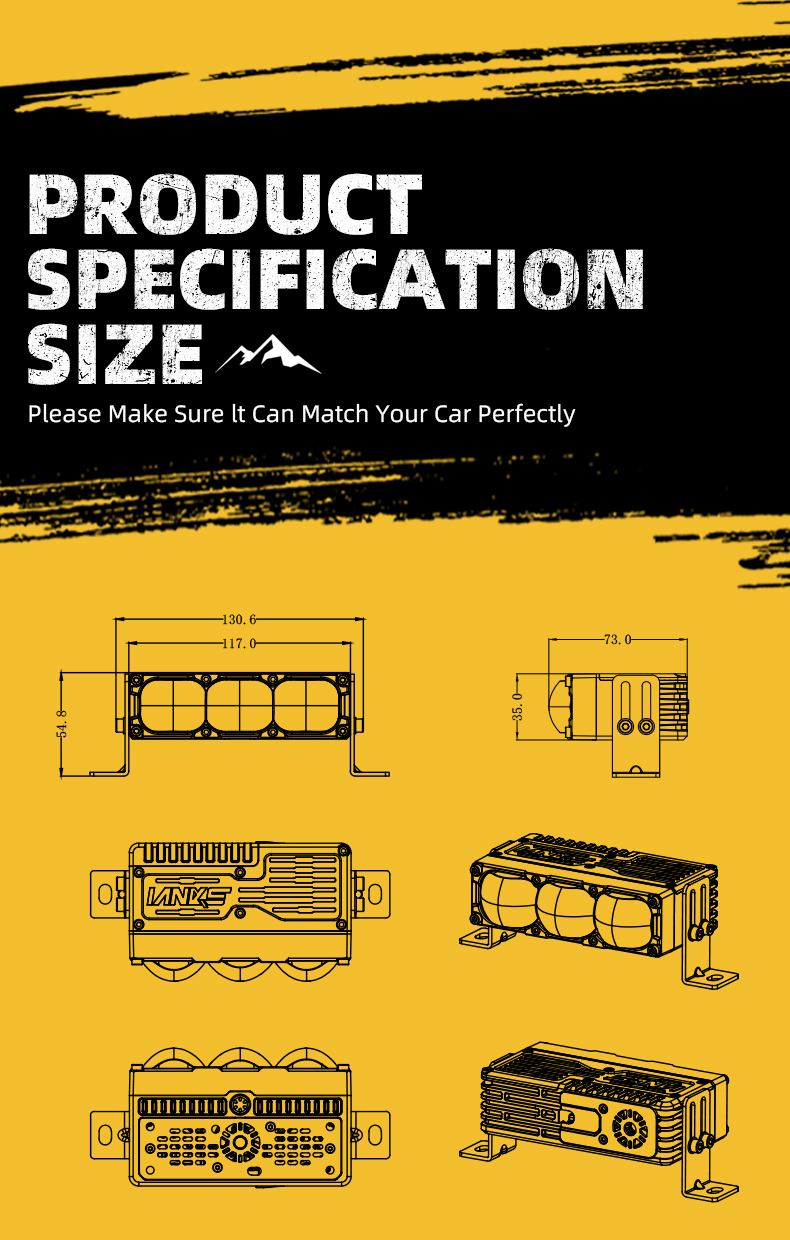 Sanvi Auto Lights S300 Universal Blue LED Car Front Grille Light Strobe Running Lamps DRL White Yellow 12V 92W Auto Bulb for CT200h Accord X3 X5