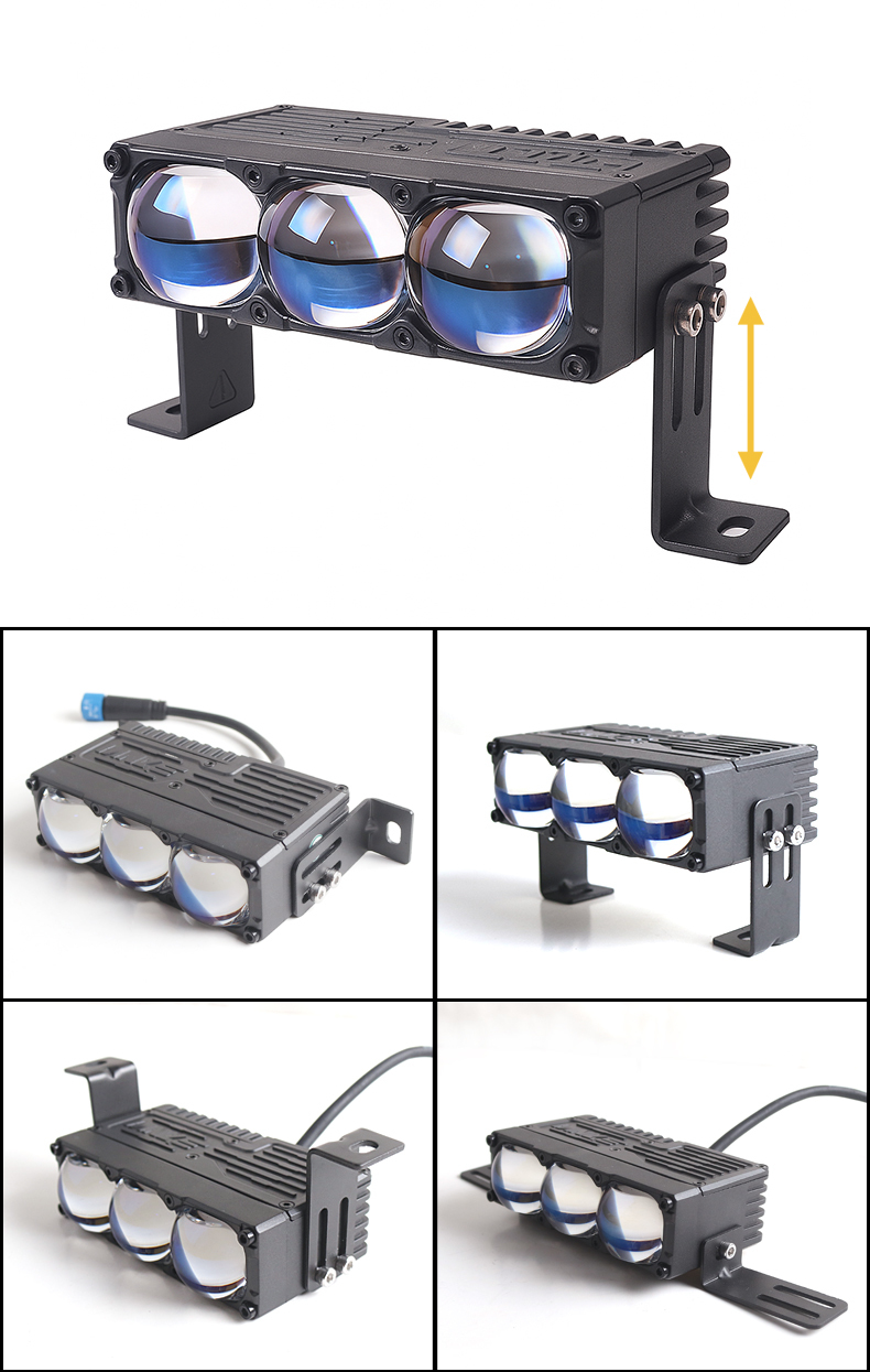 Sanvi Auto Lights S300 Universal Blue LED Car Front Grille Light Strobe Running Lamps DRL White Yellow 12V 92W Auto Bulb for CT200h Accord X3 X5