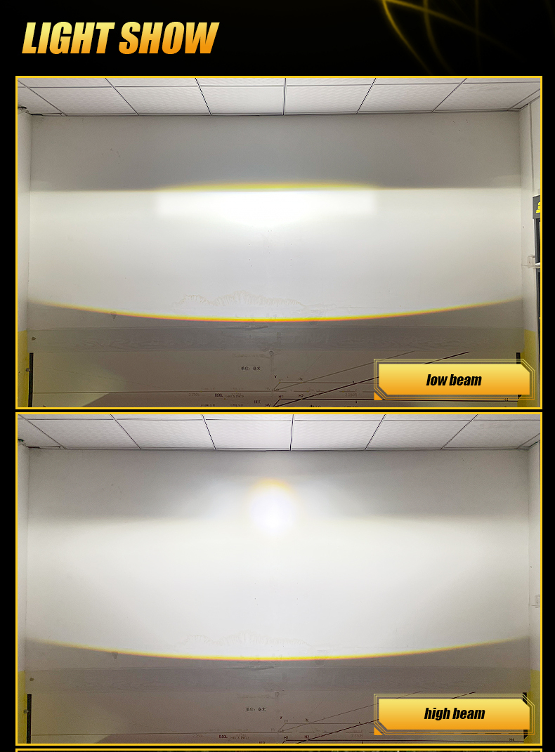 Sanvi auto lights 60w 90w 6000k B5 Blue Lens led projector lens headlight with 5pcs blue led lens for car motorcycle headlight