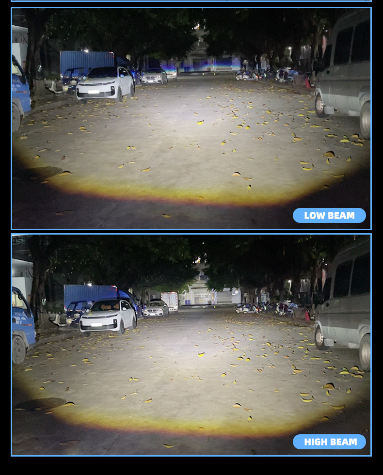 Sanvi auto lighting system 48w 65w 5500k high power H4 mini led projector lens headlight bulbs for car and motorcycle lights