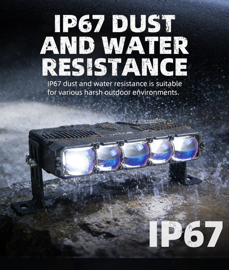 Sanvi automotive auto lighting new arrival S500 eyes 12V blue lens 75w-108w 6000k 3000K high power super bright car motorcycle led grille light spotlight working lamp fog driving headlights