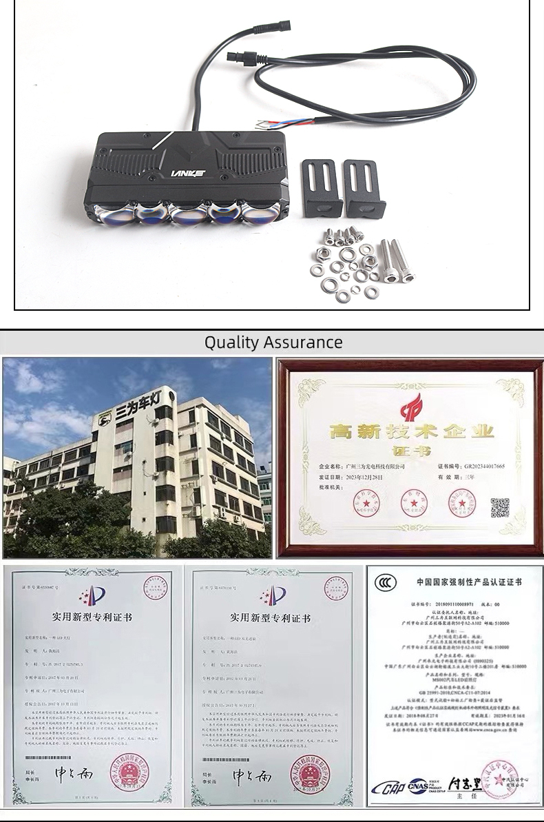 Sanvi automotive auto lighting new arrival S500 eyes 12V blue lens 75w-108w 6000k 3000K high power super bright car motorcycle led grille light spotlight working lamp fog driving headlights