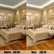 MingBright 4Inch Retrofit LED Recessed Lighting, Recessed Down Lighting ,Dimmable Lighting, Baffle Trim, CRI90, 3000K Warm White Recessed Lighting 4inch/6inch for option 12-Pack