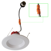 MingBright 4Inch Retrofit LED Recessed Lighting, Recessed Down Lighting ,Dimmable Lighting, Baffle Trim, CRI90, 3000K Warm White Recessed Lighting 4inch/6inch for option 12-Pack