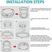 MingBright 12 Inch Flush Mount LED Ceiling Light, 20W, CRI80, 1400LM, 3000K/4000K/5000K Adjustable Brushed Nickel Light Fixture, Dimmable Lighting for Bathroom Hallway or Kitchen