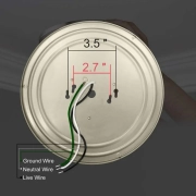 MingBright 12 Inch Flush Mount LED Ceiling Light, 20W, CRI80, 1400LM, 3000K/4000K/5000K Adjustable Brushed Nickel Light Fixture, Dimmable Lighting for Bathroom Hallway or Kitchen