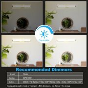 MingBright 24Inch LED Bathroom Vanity Light, Damp Location Mirror Light for Bathroom