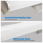 MingBright 24Inch LED Bathroom Vanity Light, Damp Location Mirror Light for Bathroom