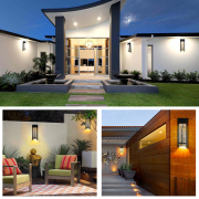 MingBright 13.8'' Outdoor Wall Light Waterproof Porch Lamp, Exterior Wall Lantern Sconce, 3000K Warm White, Perfect For Farm, Patio, Balcony