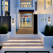 MingBright 13.8'' Outdoor Wall Light Waterproof Porch Lamp, Exterior Wall Lantern Sconce, 3000K Warm White, Perfect For Farm, Patio, Balcony