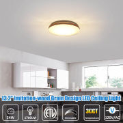 MingBright 11/13 Inch 24W Flush Mount LED Ceiling Light Dimmable , 3 Color Temperatures, For Bedroom, Living Room,Bathroom