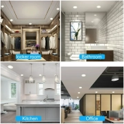 MingBright 6 Pack 6-inch Retrofit LED Recessed Lighting, Recessed Down Lighting, Dimmable Lighting, 3000K Warm White