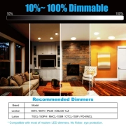 MingBright 6 Pack 6-inch Retrofit LED Recessed Lighting, Recessed Down Lighting, Dimmable Lighting, 3000K Warm White