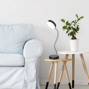 MingBright LED Reading Light, Office Table Lamp with 21LEDs, Flexible Gooseneck Light 4000K Natural Light Eye Protection Desk Light