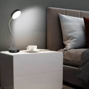 MingBright LED Reading Light, Office Table Lamp with 21LEDs, Flexible Gooseneck Light 4000K Natural Light Eye Protection Desk Light