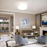 MingBright 12 inch Flush Mount LED Ceiling Light Fixture, 3 Color Temperatures, cETL Certified for Kitchen, Hallway, Bedroom, Laundry