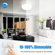 MingBright 12 inch Flush Mount LED Ceiling Light Fixture, 3 Color Temperatures, cETL Certified for Kitchen, Hallway, Bedroom, Laundry