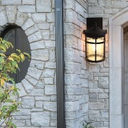 Wall Lantern 8-in W 1 -Light Matte Black Wall Sconce