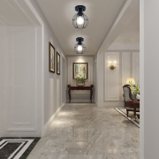 6.6 in. Oil Rubbed Bronze Semi Flush Mount with Metal Cage Ceiling Light Fixture (2 x A19 LED Bulb Included)-2 Pack