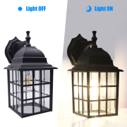 Wall Lantern 1 -Light 12.2-in H Matte Black Hardwired Outdoor Wall Light