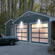 180 -Watt EQ Bronze Hardwired LED Outdoor Wall Pack Light 3500 -Lumen