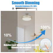 Flush Mount Ceiling Light Brushed Nickel Indoor 1 -Light LED Semi-flush Mount Light Plastic Shade