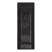 Wall Lantern 4.7-in W 1 -Light Matte Black Integrated LED Wall Sconce
