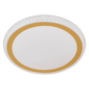 Flush Mount Light 16.1-in White Indoor 1 -Light LED Flush Mount Light Plastic Shade